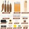 Wood Carving Kit, 44Pcs Wood Carving Tools with 4 Style Templates & 12 Color Paint Set & Bee Wax, Wood Whittling Knives Set 4pcs Whittling Knives & 5pcs Detail Knives for Beginners and Hobbyists